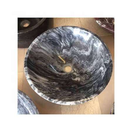 cheap grey marble small wash basin for bathroom